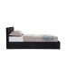 Berlin Ottoman Bed Frame (Black Crush) 