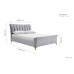 Clover Bed Frame (Grey)