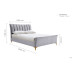 Clover Bed Frame (Grey)