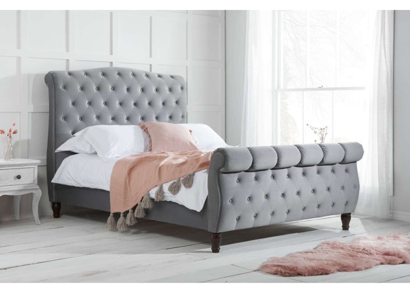 Colorado Bed Frame (Grey) *Low Stock*