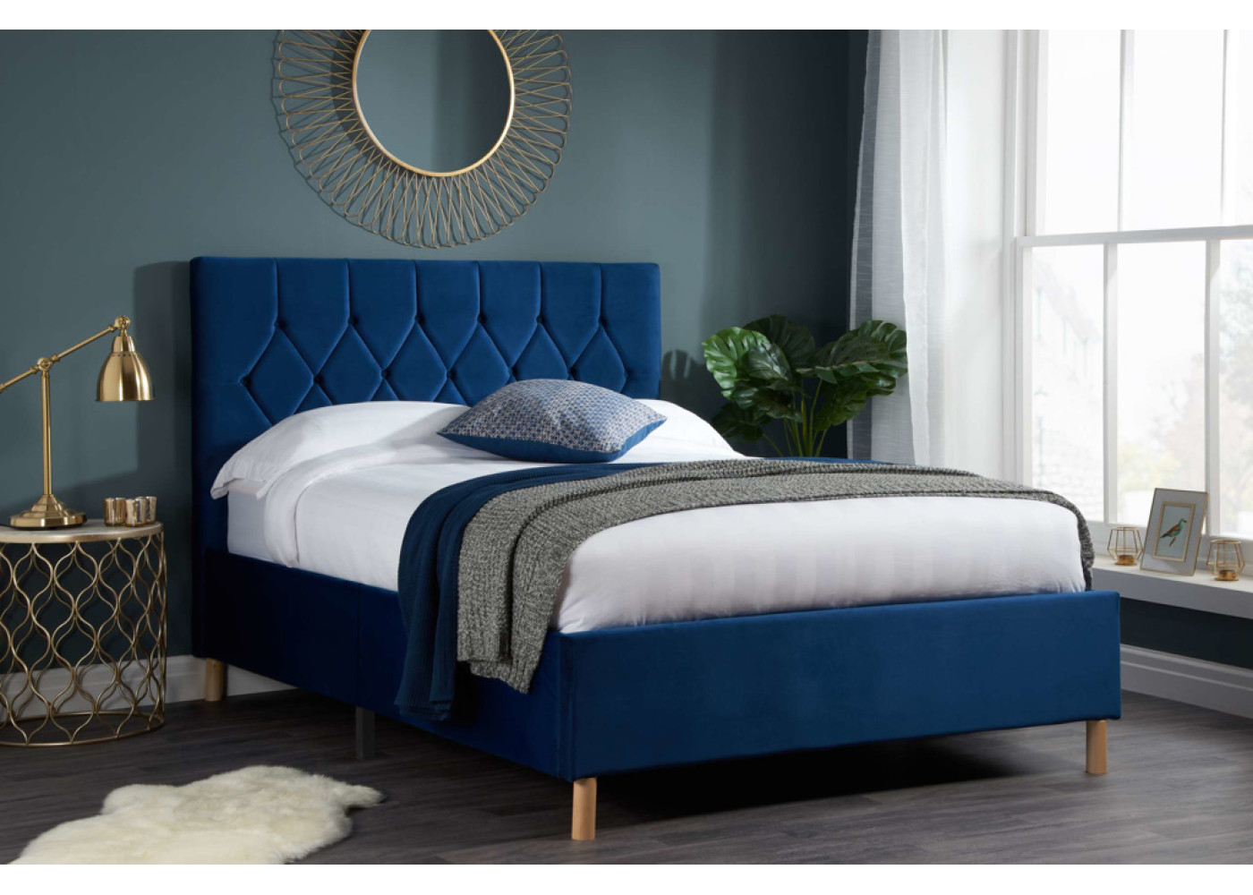 Loxley Bed (Blue)
