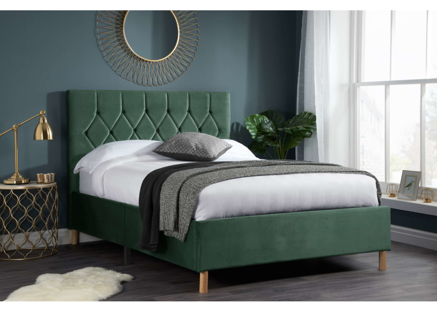 Loxley Bed (Green) 