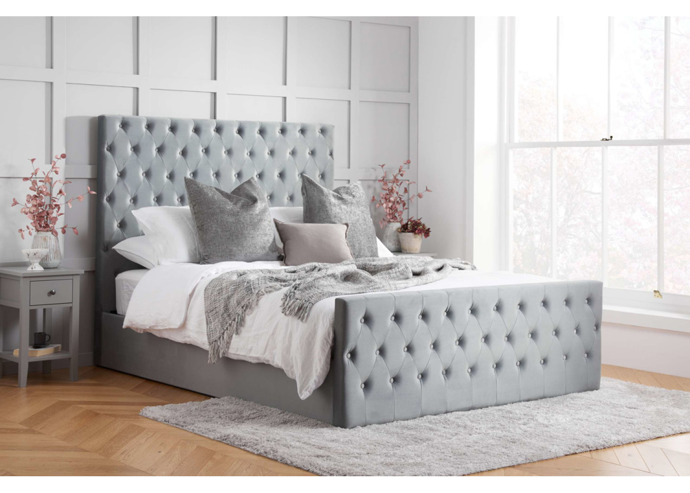 Marquis Ottoman Bed (Grey) 