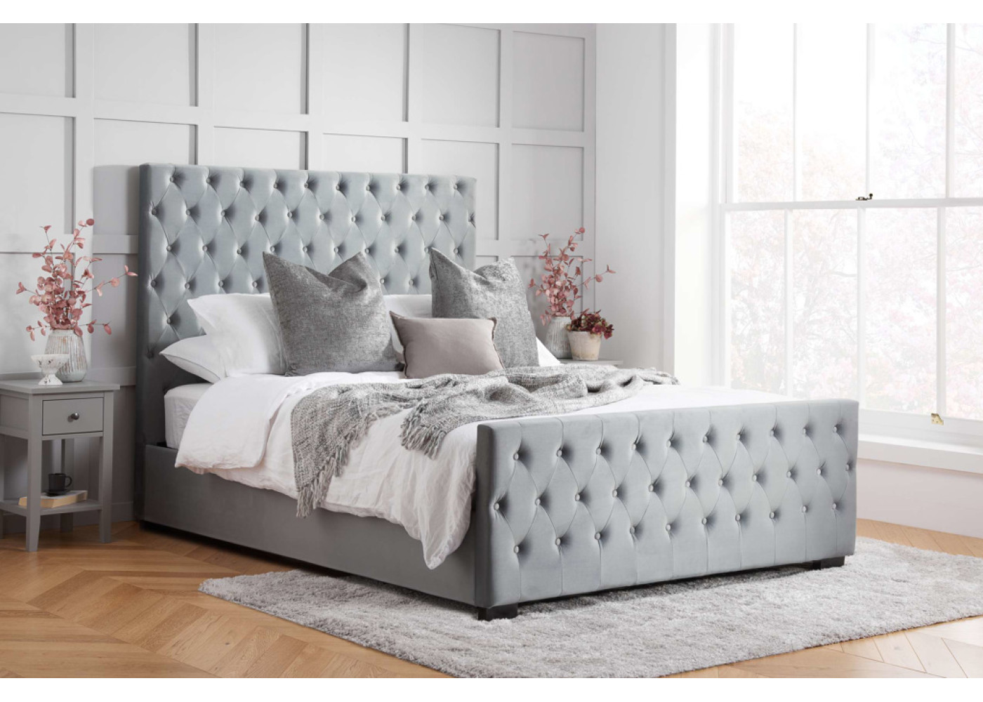 Marquis Bed (Grey)