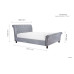 Opulence Bed (Grey) *Low Stock*