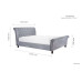 Opulence Bed (Grey) *Low Stock*