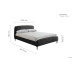 Otley Bed (Charcoal)