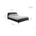 Otley Bed (Charcoal)
