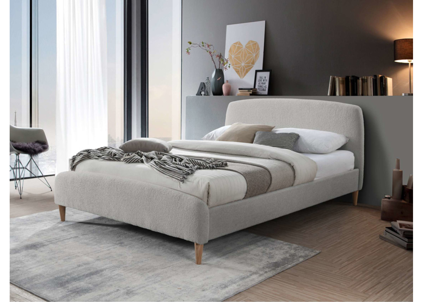 Otley Bed (Dove Grey) 