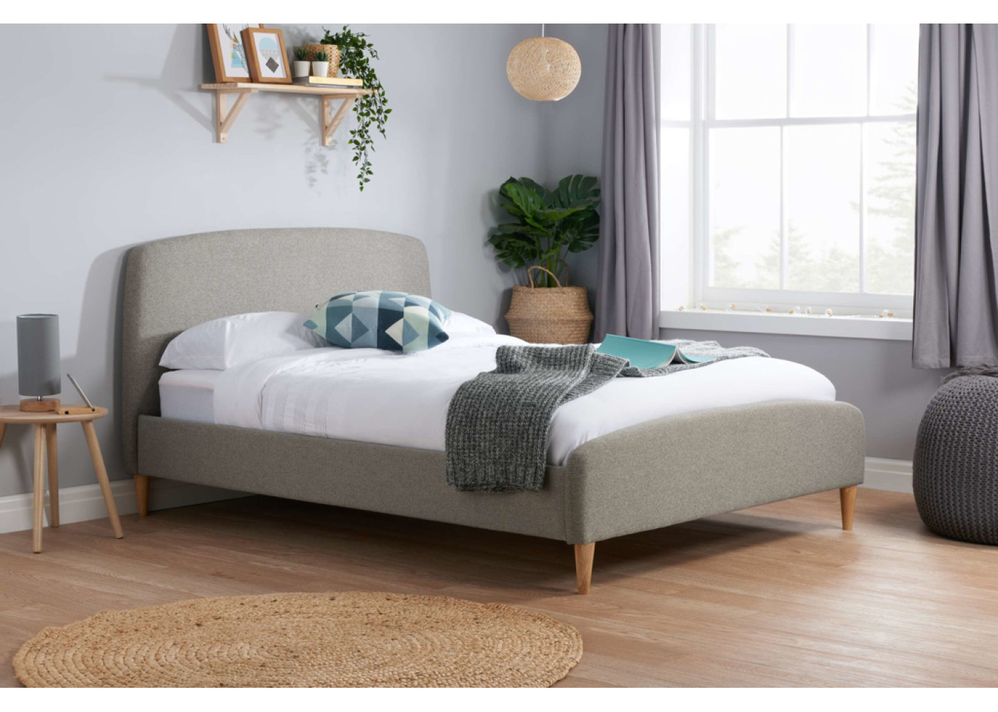 Quebec Bed (Grey) *Low Stock*