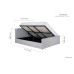 Stratus Side Ottoman Bed (Grey) *Low Stock*