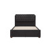 Valentino 2 Drawer Bed (Charcoal)