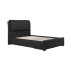 Valentino 2 Drawer Bed (Charcoal)