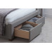 Valentino 2 Drawer Bed (Grey)