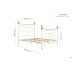 Bronte Bed Frame (Cream)