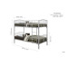 Corfu Bunk Bed Frame (Silver)