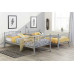 Corfu Bunk Bed Frame (Silver)