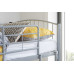 Corfu Bunk Bed Frame (Silver)