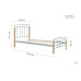 Tetras Bed (Beech & Silver)