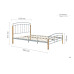 Tetras Bed (Beech & Silver)