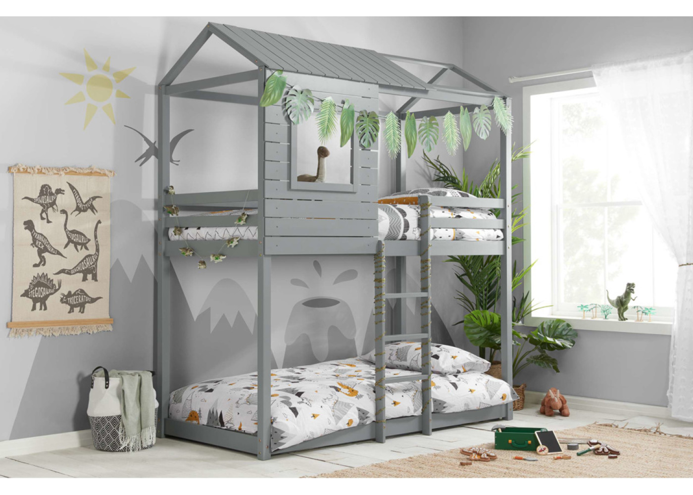 Adventure Bunk Bed (Grey)