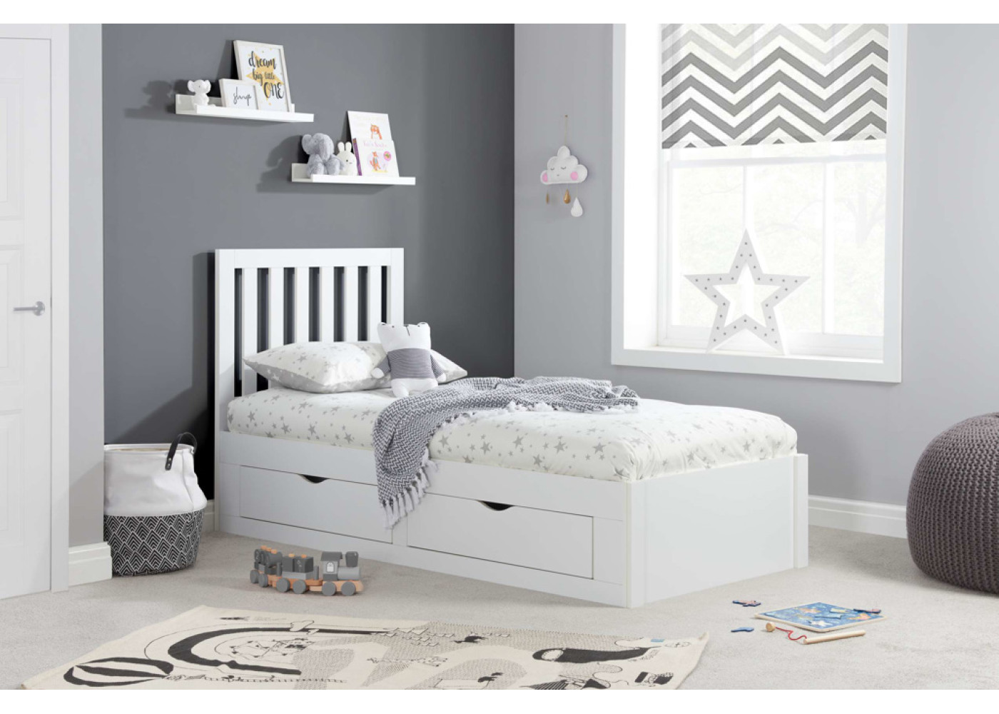 Appleby Bed Frame (White) 