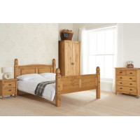 Corona High End Bed Frame (Pine)