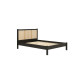 Croxley Rattan Bed (Black)
