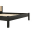 Croxley Rattan Bed (Black)