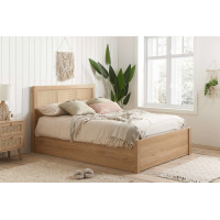 Croxley Rattan Ottoman Bed (Oak)