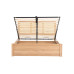 Croxley Rattan Ottoman Bed (Oak)
