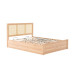 Croxley Rattan Ottoman Bed (Oak)