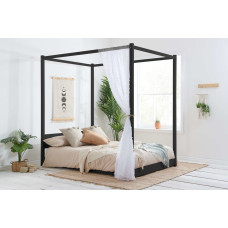 Darwin Four Poster Bed Frame (Black)