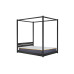 Darwin Four Poster Bed Frame (Black)