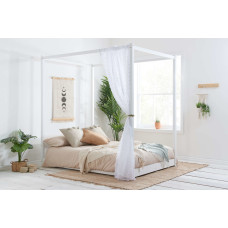 Darwin Four Poster Bed Frame (White)