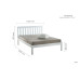 Denver Bed Frame (White)