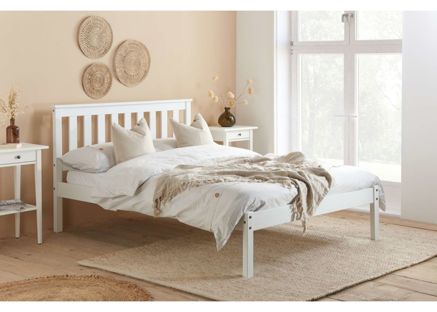 Denver Bed Frame (White)