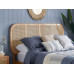 Elina Rattan Bed (Oak)