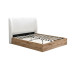Halfden Ottoman Bed (Light Wood & White)