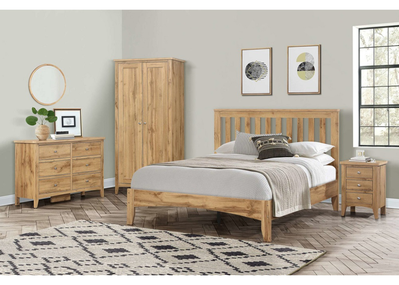 Hampstead Bed (Oak) *Low Stock*