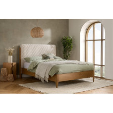 Hatti Bed (Oak & White)