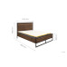 Houston Bed (Walnut) 