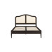 Leonie Rattan Bed (Black)