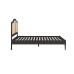 Leonie Rattan Bed (Black)