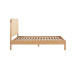 Margot Rattan Bed (Oak)