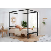 Mercia Four Poster Bed (Black)
