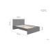 Oslo Bed (Grey)