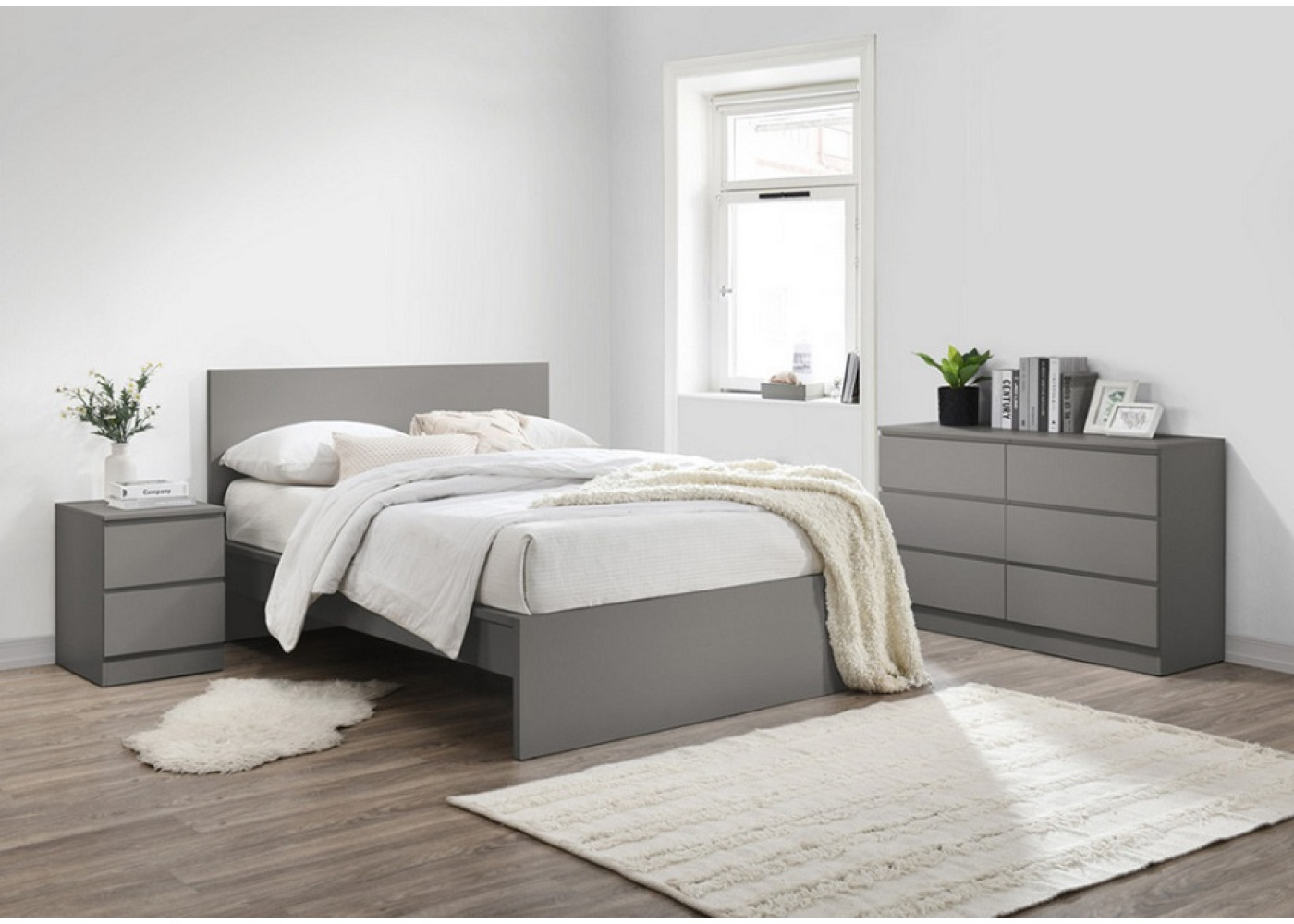 Oslo Bed (Grey)