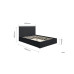 Oslo Ottoman Bed (Black)