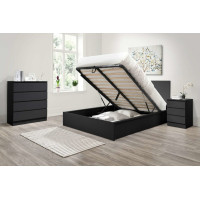 Oslo Ottoman Bed (Black)
